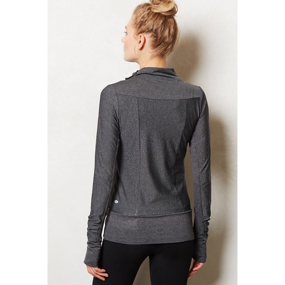 Anthropologie Ruffle Zip Up - Picture 2 of 7